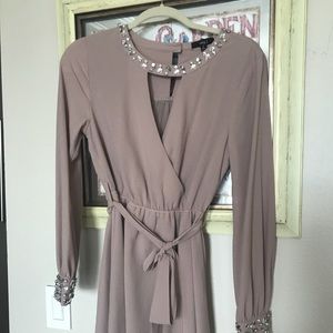 Semi formal wrap dress